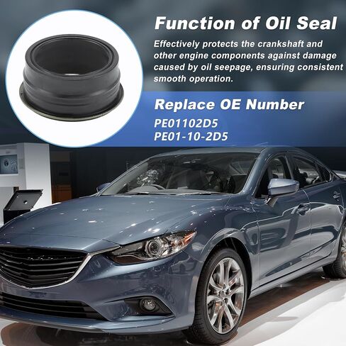 Engine Crankshaft Seal Head Cover Timing Oil Seal for Mazda 3 2.0L 2.3L 2.5L 2012-2025 Valve Cover Washer Seal for Mazda 6 2014-2021 for Mazda CX-3 2016-2021 Replaces PE01-10-2D5 in Saudi Arabia