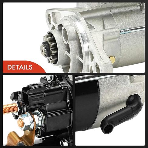 A-Premium Starter Motor Compatible with Isuzu NPR 2007-2009, NPR-HD 2008-2024, NPR-XD 2015-2022, NQR/NRR 2008-2024, 5.2L, 12V 3.0KW 11-Tooth Clockwise in Saudi Arabia