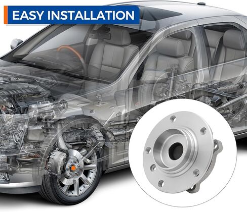 PAROD 2 قطعة 513210 محور العجلة ومجموعة المحمل مناسب لـ 2004-2010 BMW 525i، 2008-2011 528i، 2004-2010 530i، 2008-2010 535i، 2004-2005 545i، 2006-2009 550i، 2010 550i، 2004-2010 645Ci، 2006-2010 650i in Saudi Arabia