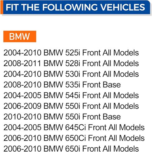 PAROD 2 قطعة 513210 محور العجلة ومجموعة المحمل مناسب لـ 2004-2010 BMW 525i، 2008-2011 528i، 2004-2010 530i، 2008-2010 535i، 2004-2005 545i، 2006-2009 550i، 2010 550i، 2004-2010 645Ci، 2006-2010 650i in Saudi Arabia
