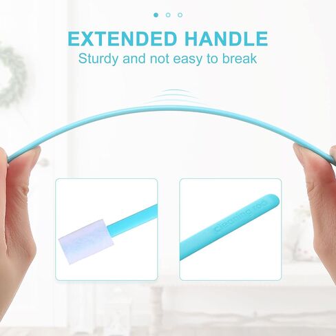 Sieral Disposable Crevice Cleaning Brushes Bulk Disposable Crevice Cleaner Tools for Toilet Window Sill Keyboard Car Ac(100 Pcs) in Saudi Arabia