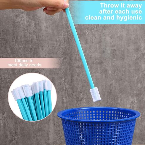 Sieral Disposable Crevice Cleaning Brushes Bulk Disposable Crevice Cleaner Tools for Toilet Window Sill Keyboard Car Ac(100 Pcs) in Saudi Arabia