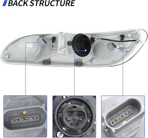 Headlight Assembly Fit For 2005-2015 Peterbilt 325 330 335 337 340 348 382 384 386 387, W/o Bulbs Driver and Passenger Side headlamp in Kuwait