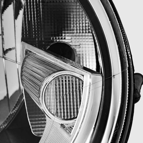 AKKON - Fits 2012-2019 Volkswagen VW Beetle [Halogen Type] Chrome Headlight Headlamp Passenger Right Side Replacement in Saudi Arabia