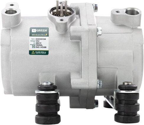 ELECTRIC AUTOMOTIVE AC AIR CONDITIONING COMPRESSOR UNIVERSAL APLICATION FITS CAR, HD-TRUCK & VANS - 12V in Kuwait