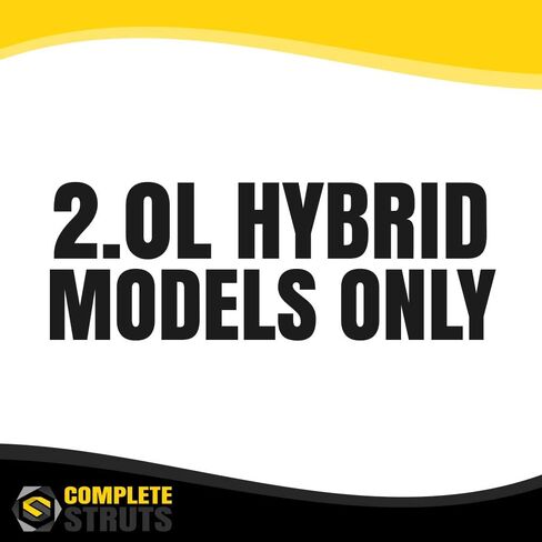 مجموعات الدعامات الخلفية الكاملة السريعة من COMPLETESTRUTS مع استبدال نوابض لولبية لسيارة Honda Accord 2.0L Hybrid لعام 2017 - مجموعة من 2 in Saudi Arabia