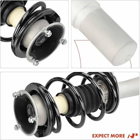 A-Premium Front Complete Struts Compatible with BMW 525i 2004-2007, 530i 2004-2007, 545i 2004-2005, 550i 2006-2010 - 2x Replacement Suspension Shock Absorber with Coil Spring Assembly in Saudi Arabia