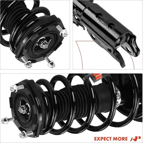 A-Premium Rear Strut Assembly Compatible with Toyota Camry 2012-2017 [L, LE, XLE, Hybrid LE, Hybrid XLE] - 2x Replacement Suspension Complete Strut Shock Absorber with Coil Spring in Saudi Arabia