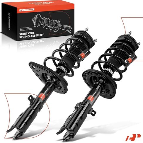 A-Premium Rear Strut Assembly Compatible with Toyota Camry 2012-2017 [L, LE, XLE, Hybrid LE, Hybrid XLE] - 2x Replacement Suspension Complete Strut Shock Absorber with Coil Spring in Saudi Arabia
