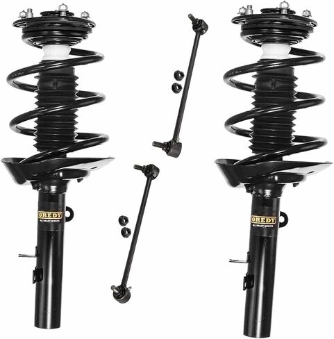 OREDY 4PCs Front Struts w/Coil Springs Assembly + Sway Bar Links Compatible with 2.4L Honda Accord 2013 2014 2015 2016 2017-172971 172970 K750651 K750650 in Kuwait
