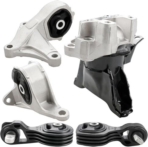 JDMON 5Pcs Engine Motor & Transmission Mount Kit Replacement for Honda CR-V 2.4L 2012 2013 2014 Compatible with A65055 / EM7073 / A65053 / EM5958 / A65069 / EM7111 / A65052 / A65070 / EM7055 in Kuwait