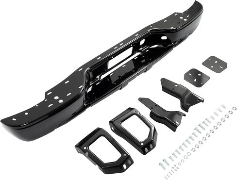KUAFU Rear Bumper Reinforcement W/Hitch Bar Compatible with 2002-2013 Cadillac Escalade/Escalade EXT/ESV, Chevy/Chevrolet Avalanche Replace for 25871613 15203712 15263796 21993278 21993849 GM1106664 in Saudi Arabia