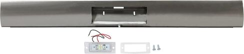 Rear Bumper Roll Pan Compatible With 1995-2004 Toyota Tacoma Fleetside Models W/LED License Light Alloy Steel in Kuwait