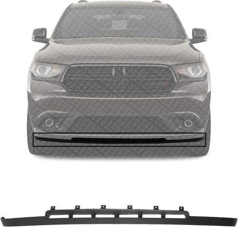 Front Bumper Lower Valance Air Dam Textured Direct Replacement Compatible with 2014-2020 Dodge Durango CH1090150 5113677AB in Kuwait