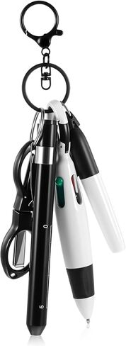 مجموعة أقلام الممرضات تتضمن قلم تحديد دائم، شارة، أقلام بكرة، أضواء للممرضات، أقلام حبر جاف قابلة للسحب، مشبك سلسلة مفاتيح للتمريض، مقص قابل للطي، سلسلة مفاتيح بمصباح LED للممرضات - بدون بطارية in Kuwait