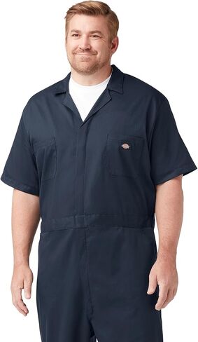 Dickies FLEX Short Sleeve Coveralls, BLACK, L TL in Kuwait