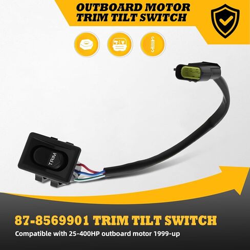 87-8569901 87-8M0042300 Trim Tilt Switch for 25-400HP Outboard Motor 1999-Up 87-896620001 in Saudi Arabia