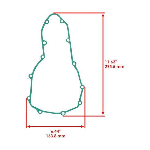 Caltric Stator Cover Gasket Compatible with Kawasaki Ninja 650 Ex650E Ex 650E 2012-2025 in Saudi Arabia