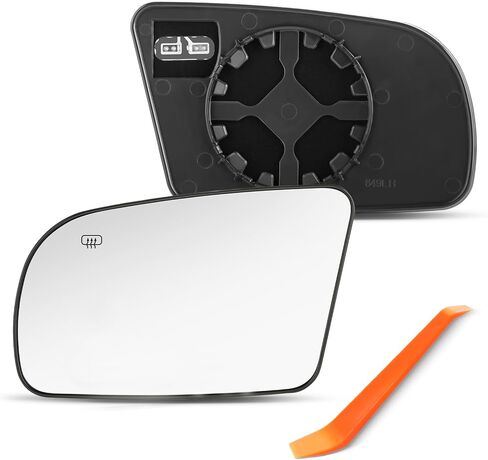 Compatible with Nissan Altima Coupe Driver Side Mirror, 2008 2009 2010 2011 2012 2013, Left Side Mirrors Replacement Glass with Backing Plate, Power Heated, Not for Nissan Altima in Kuwait