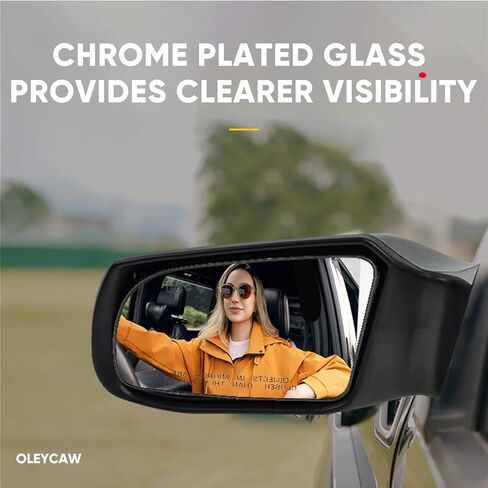 Compatible with Nissan Altima Coupe Driver Side Mirror, 2008 2009 2010 2011 2012 2013, Left Side Mirrors Replacement Glass with Backing Plate, Power Heated, Not for Nissan Altima in Kuwait