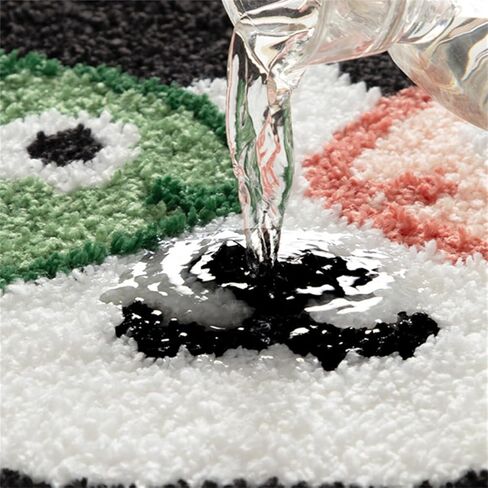 Ankah Animal Bath Mat, Cute Cartoon Bathroom Rug, Comfort Rug, Extra Absorbent Soft, Quickly Dry, Machine Washable Bath Rug Carpet for Toilet Bathtub Kitchen, 19.7" x 31.5", Cat&Fish in Kuwait