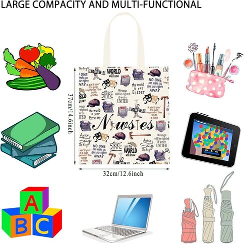 TSOTMO Theatre Lover Tote Bag Musicals Gift Musical Theatre Drama Gift for Women Sister in Saudi Arabia