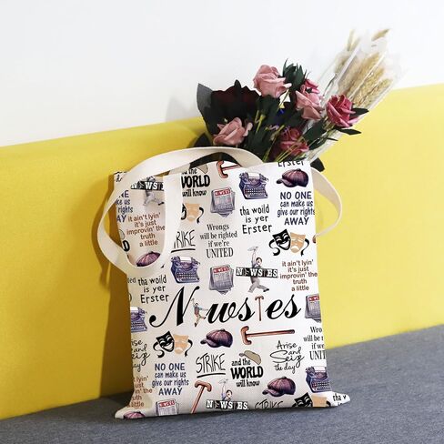 TSOTMO Theatre Lover Tote Bag Musicals Gift Musical Theatre Drama Gift for Women Sister in Saudi Arabia