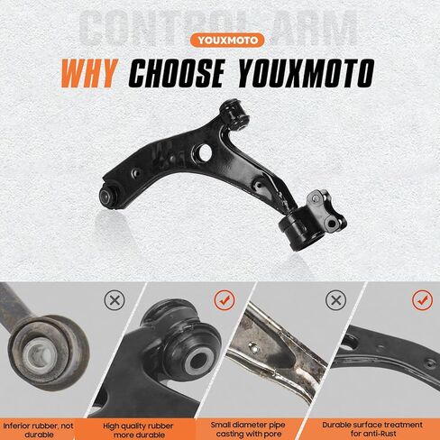 Front Lower Control Arms Suspension Kits Fit for Mazda 3 2004-2009, Fit for Mazda 5 2006-2017, 10 PCS in Saudi Arabia