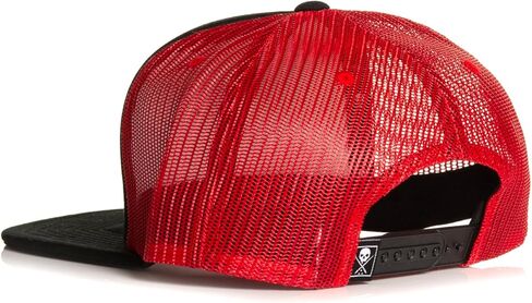 Sullen Ocho Snapback Tattoo Lifestyle Hat Black (Red) in Saudi Arabia