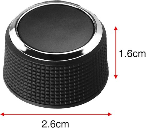 2Pcs Rear Audio Volume Control Knobs 2291-2547 for Buick Enclave Cadillac Escalade Chevrolet Tahoe Traverse Silverado Suburban GMC Acadia Sierra Yukon 2007-2014 22912547, for In-Car Audio Adjustment in Kuwait