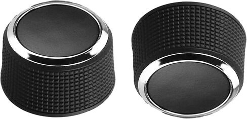 2Pcs Rear Audio Volume Control Knobs 2291-2547 for Buick Enclave Cadillac Escalade Chevrolet Tahoe Traverse Silverado Suburban GMC Acadia Sierra Yukon 2007-2014 22912547, for In-Car Audio Adjustment in Kuwait