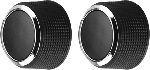 2Pcs Rear Audio Volume Control Knobs 2291-2547 for Buick Enclave Cadillac Escalade Chevrolet Tahoe Traverse Silverado Suburban GMC Acadia Sierra Yukon 2007-2014 22912547, for In-Car Audio Adjustment in Kuwait