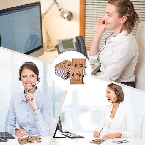 20 Set 911 Dispatcher Gifts, Spiral Notebooks with Yellow Flag Ballpoint Pens, Appreciation Week Christmas Birthday Retirement Gifts Set for First Responders Telecommunicator Coworker Office Staff in Kuwait