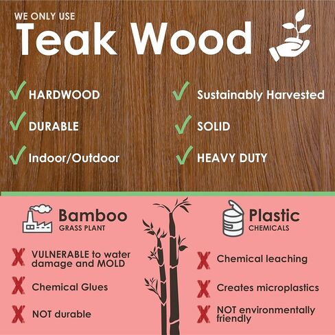 The Original Luxury Yacht Deck Inspired Teak Bath and Shower Mat in Kuwait