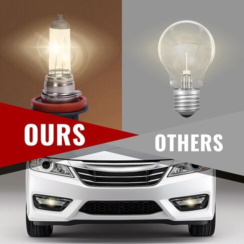 HECASA مصابيح الضباب والحواف المتوافقة مع 2013-2015 Honda Accord Sedan 4Door القيادة مصابيح الضباب غطاء الكسوة مع لمبات التبديل البلاستيك الشفاف عدسة الكروم الإسكان L&R لاستبدال HO2593132 HO2592132 in Saudi Arabia