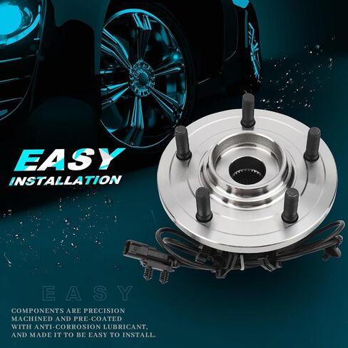 IRONTEK 512330 Rear Wheel Hub and Bearing Assembly Compatible for Chrysler 2007-2008 Pacifica Wheel Bearing and Hub; 5 Lugs w/ABS 2PCS in Saudi Arabia