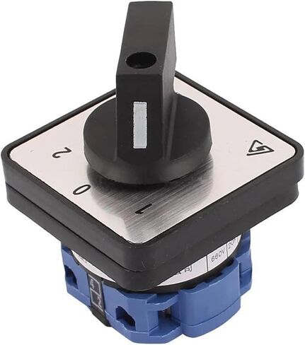 1PCS Cam Switch 3 Position 1 pole 4 terminals Rotary Switch 660V 20A Changeover Switch(1-0-2) in Kuwait