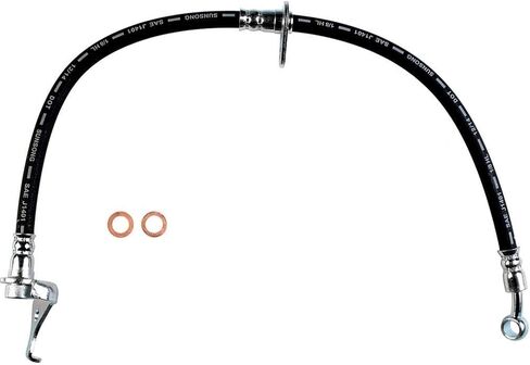 Front Brake Hose - Front Brake Line Brake Hydraulic Hose Replacement 2PC for Honda CR-Z 2015 2014 2013 2012 2011 for Honda Fit 2013 2012 2011 2010 2009 in Kuwait