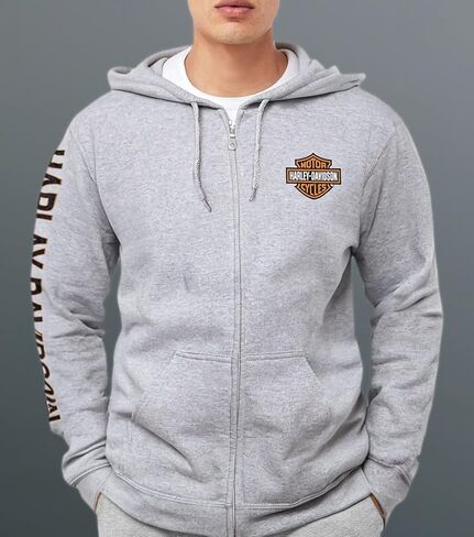Harley-Davidson Military, Exclusive Military Overseas Tour, Men’s Zip-Up Hoodie in Saudi Arabia