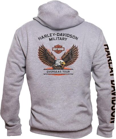 Harley-Davidson Military, Exclusive Military Overseas Tour, Men’s Zip-Up Hoodie in Saudi Arabia