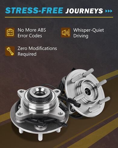 4WD 6-Lug Front Wheel Bearing Hub Assembly for 2018 2019 2020 Ford F-150, Replacement 515177 in Kuwait