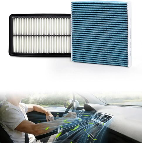 Pilot/Passport Engine & Cabin Air Filter Kit Compatible with 2016-2022 Pilot 3.5L, 2017-2025 Ridgeline 3.5L, 2019-2025 Passport, 2017-2020 MDX Hybrid in Kuwait