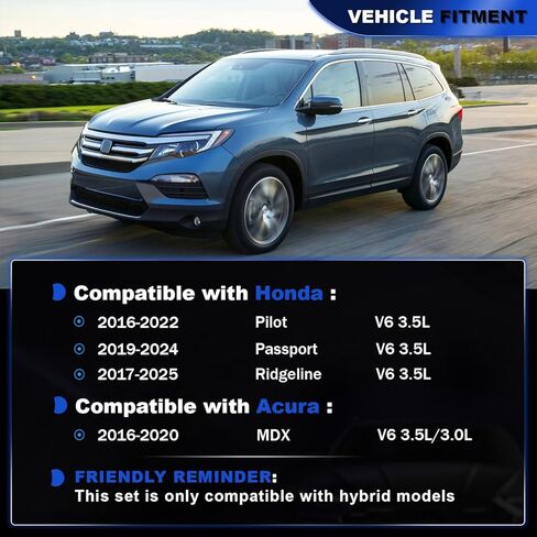 Pilot/Passport Engine & Cabin Air Filter Kit Compatible with 2016-2022 Pilot 3.5L, 2017-2025 Ridgeline 3.5L, 2019-2025 Passport, 2017-2020 MDX Hybrid in Kuwait