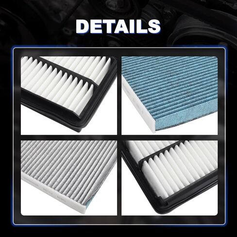 Pilot/Passport Engine & Cabin Air Filter Kit Compatible with 2016-2022 Pilot 3.5L, 2017-2025 Ridgeline 3.5L, 2019-2025 Passport, 2017-2020 MDX Hybrid in Kuwait