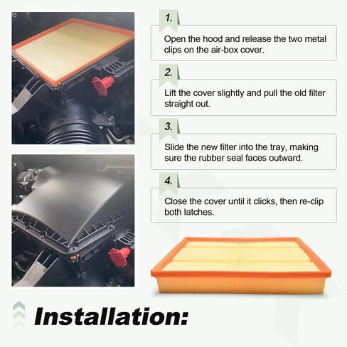 Engine Air Filter Compatible with 2023 Sprinter 1500 3500XD 2023-2025 Sprinter 2500 3500 NCV3 Replace C33050 WA12007 A9075283500 9075283500 in Kuwait