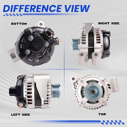 High Output Alternator for-Jaguar F-Pace F-Type XE XF XFR XFR-S XJ XJR XJR575 XK XKR XKR-S for-Land Rover LR4 for-Range Roverl, OE 104210-5360, 6-Groove Pulley 12V 150A in Saudi Arabia