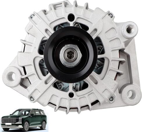 MUCO New Alternator 2722099 Compatible with Hyundai Palisade 3.8L 2020 2021 2022 2023 Telluride 2020 2021 2022 V6 3.8L 13.5V 180Amp 6-Groove Clutch Pulley 601-10129 373003L060 in Saudi Arabia
