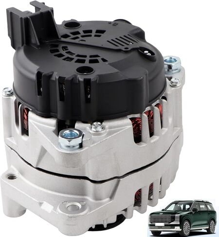 MUCO New Alternator 2722099 Compatible with Hyundai Palisade 3.8L 2020 2021 2022 2023 Telluride 2020 2021 2022 V6 3.8L 13.5V 180Amp 6-Groove Clutch Pulley 601-10129 373003L060 in Saudi Arabia
