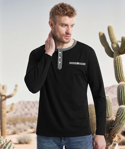 Men's Sports Fashion Casual Sports Long-Sleeved T-Shirt in Saudi Arabia