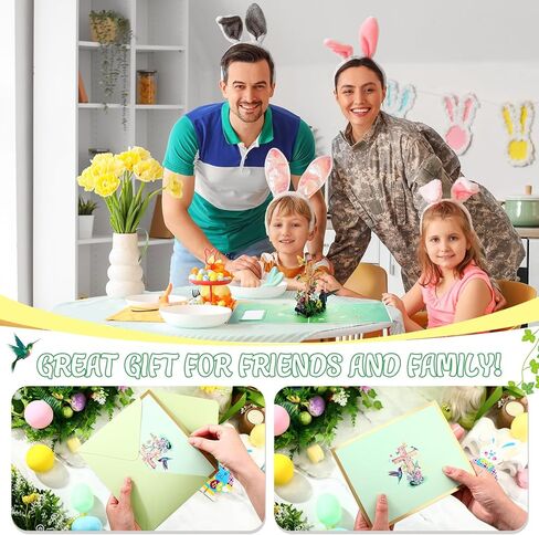 Teling Religious Card Pop up Cross Mother's Day Christian Sympathy Card with Envelope Hummingbirds, Flower, and Butterflies Greeting Design 8 ''x 6'' Baptism Confirmations Easter Holiday Keepsake in Saudi Arabia